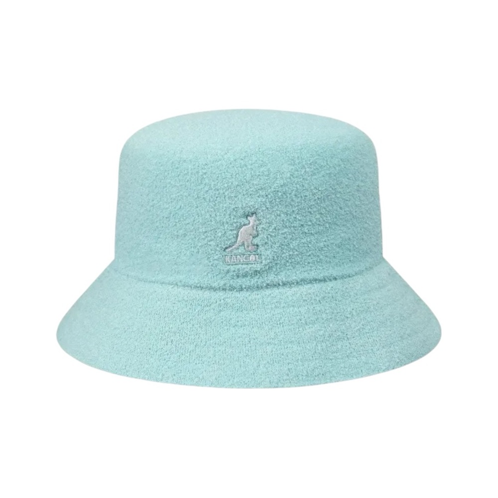 NWT Kangol Blue Terry Cloth Bermuda Bucket Hat - Picture 2 of 2